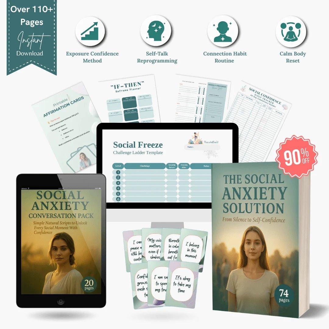 The Complete Confidence Toolkit – Calm Anxiety & Speak with Ease - PeacefulBond